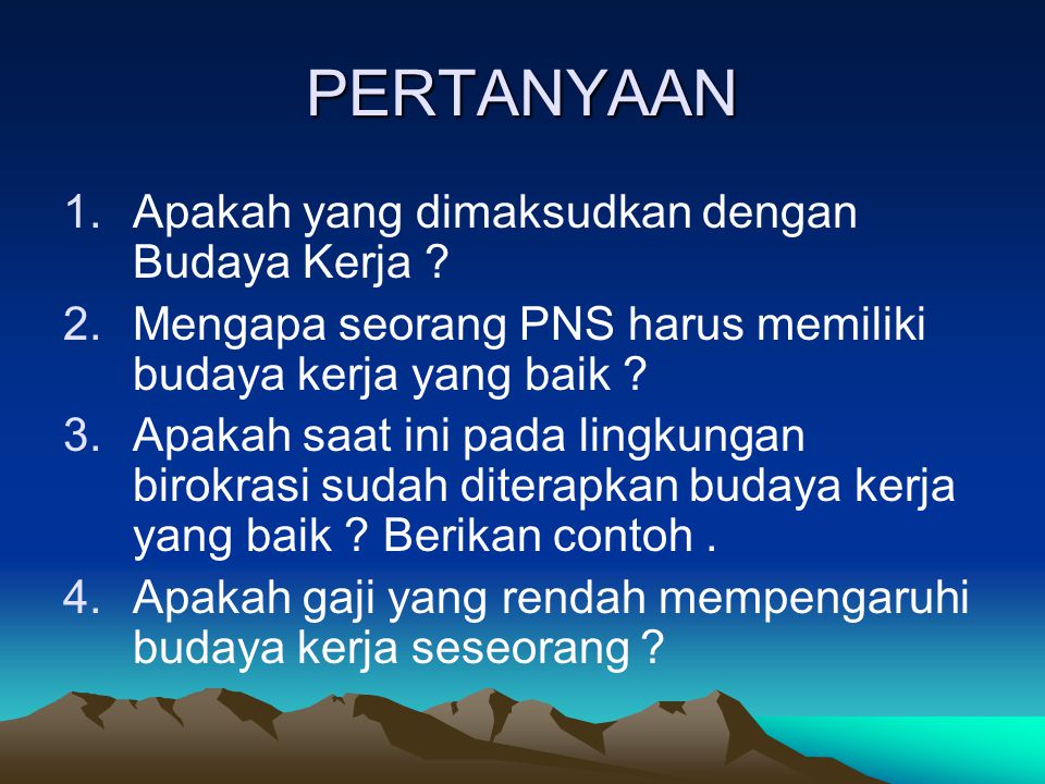 Detail Contoh Budaya Kerja Nomer 37