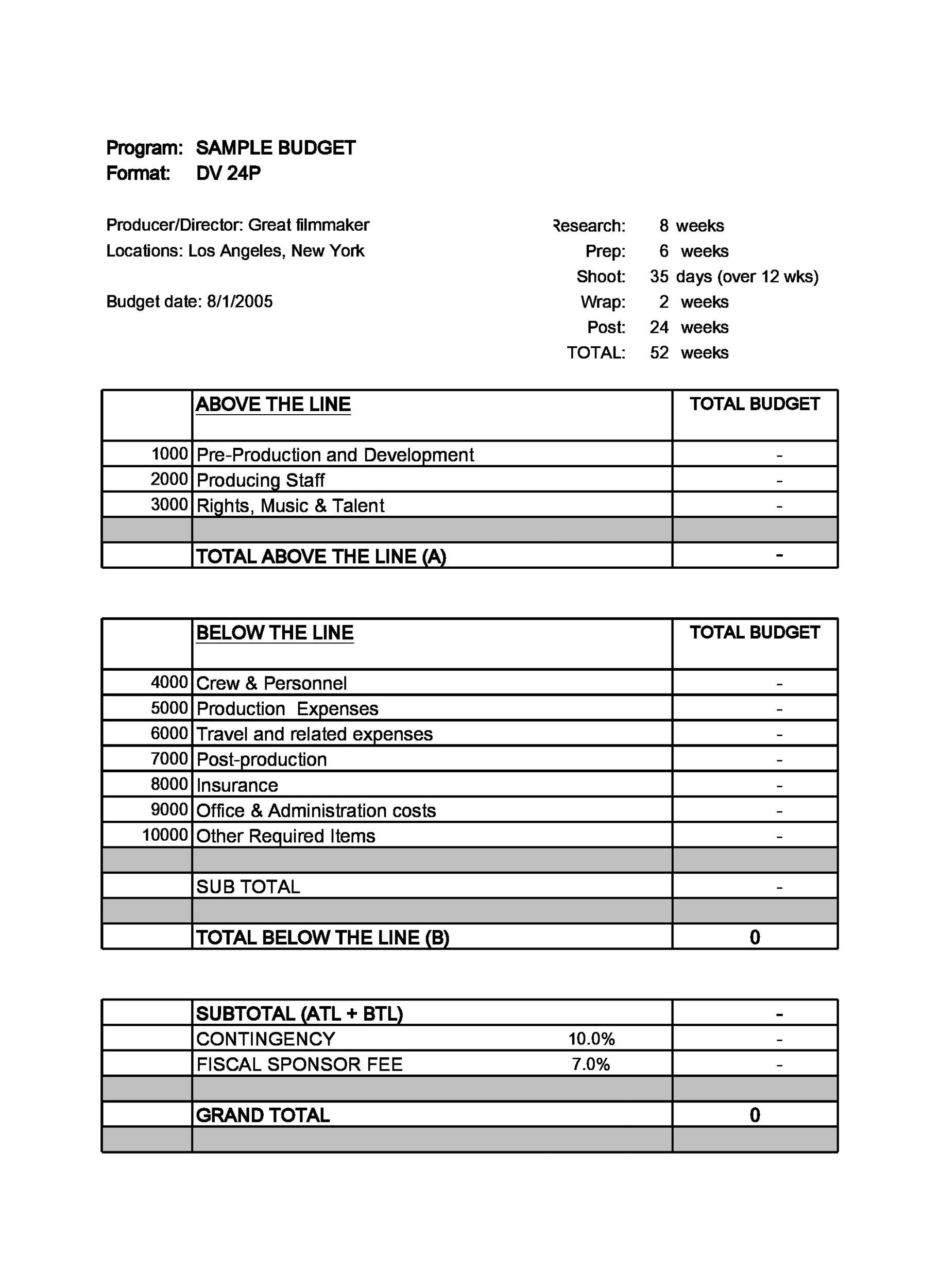 Detail Contoh Budgeting Plan Nomer 37