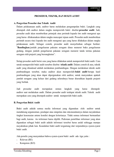 Detail Contoh Bukti Audit Nomer 15