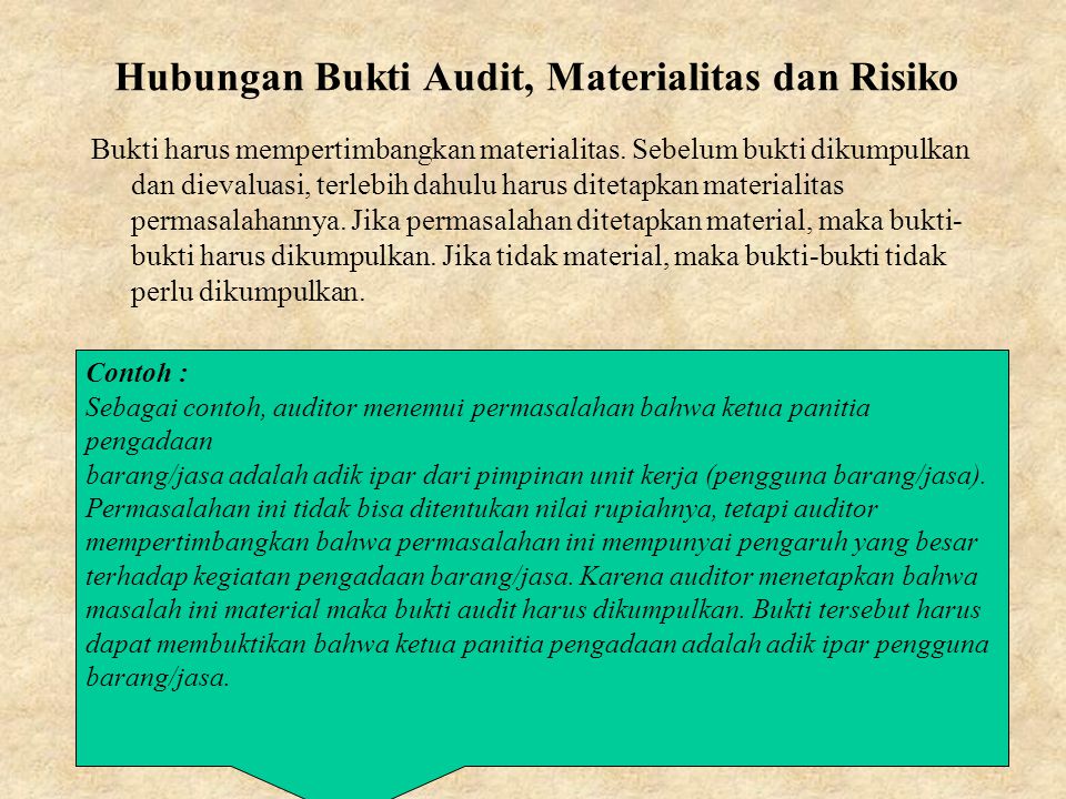 Detail Contoh Bukti Audit Nomer 18