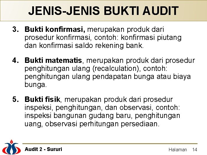 Detail Contoh Bukti Audit Nomer 47