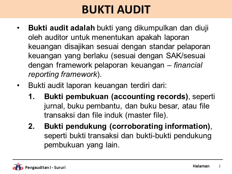 Detail Contoh Bukti Audit Nomer 7