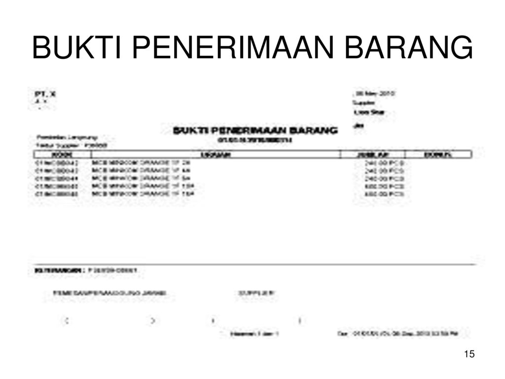 Detail Contoh Bukti Penerimaan Barang Nomer 35