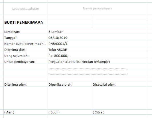 Detail Contoh Bukti Penerimaan Barang Nomer 36