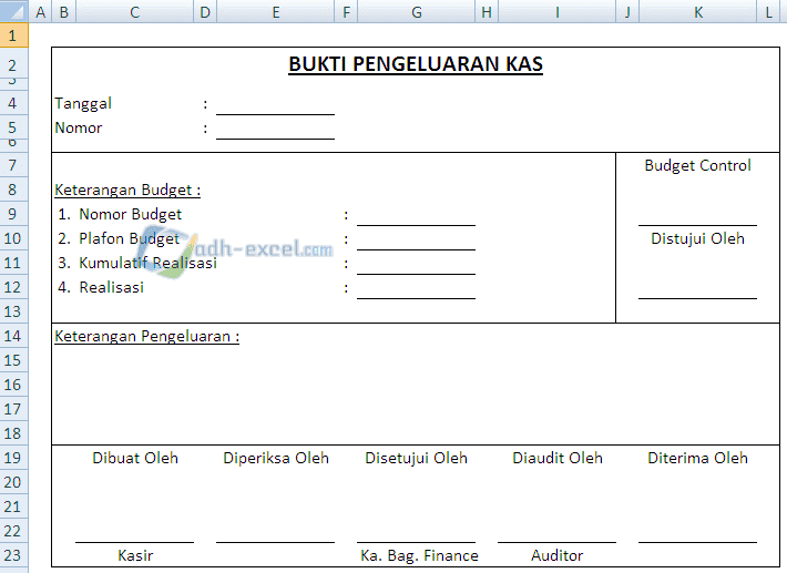 Detail Contoh Bukti Penerimaan Kas Nomer 13