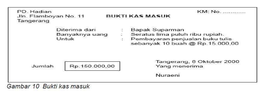 Detail Contoh Bukti Penerimaan Kas Nomer 20