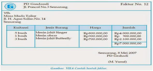 Detail Contoh Bukti Transaksi Faktur Nomer 24