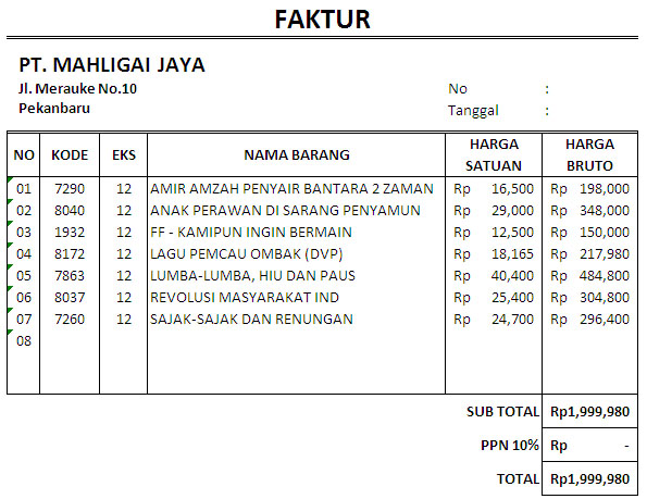 Detail Contoh Bukti Transaksi Perusahaan Jasa Nomer 42