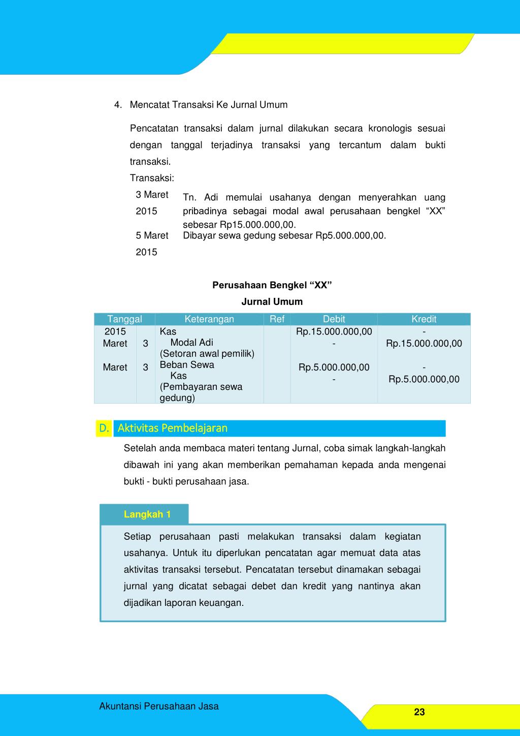 Detail Contoh Bukti Transaksi Perusahaan Jasa Nomer 50