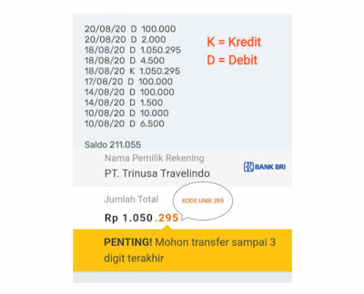 Detail Contoh Bukti Transfer Nomer 43