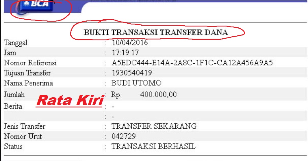 Detail Contoh Bukti Transfer Dari Luar Negeri Nomer 12