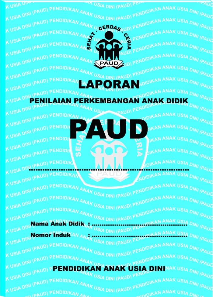 Detail Contoh Buku Raport Anak Paud Nomer 22