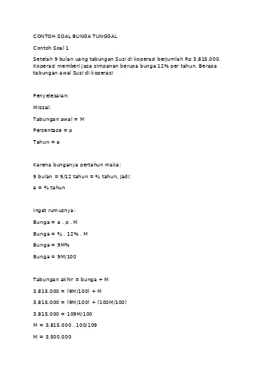 Detail Contoh Bunga Tunggal Nomer 11