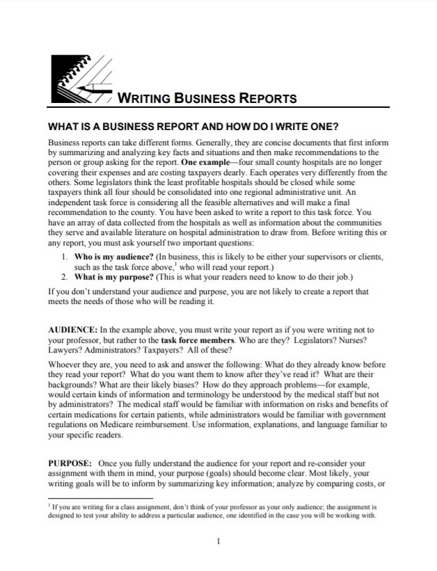 Detail Contoh Business Report Nomer 15