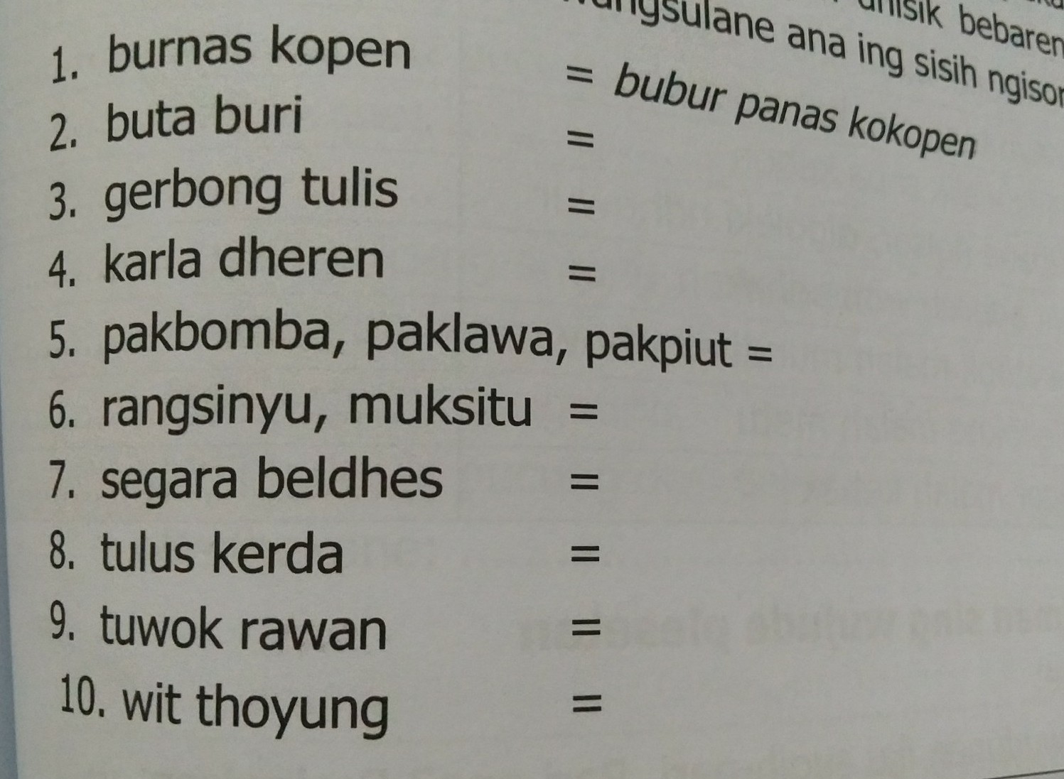 Detail Contoh Cangkriman Pepindhan Nomer 18