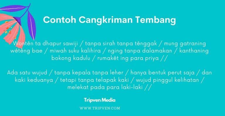 Detail Contoh Cangkriman Tembang Nomer 2