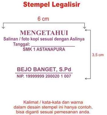 Detail Contoh Cap Legalisir Nomer 7