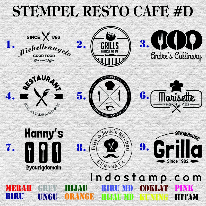 Detail contoh cap makanan koleksi nomer 7