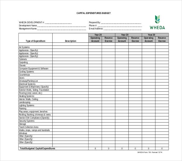 Detail Contoh Capital Expenditure Nomer 3