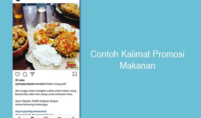 Detail Contoh Caption Promosi Makanan Nomer 4