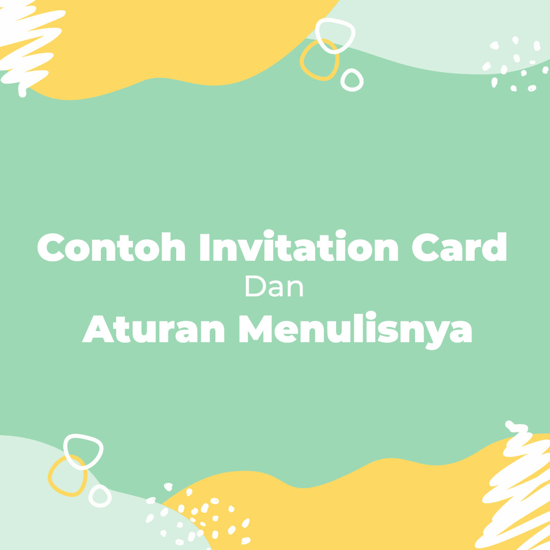 Detail Contoh Card Invitation Nomer 13