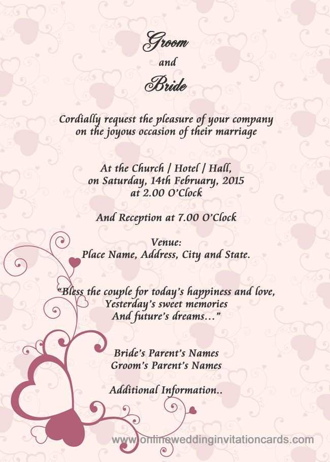 Detail Contoh Card Invitation Nomer 37