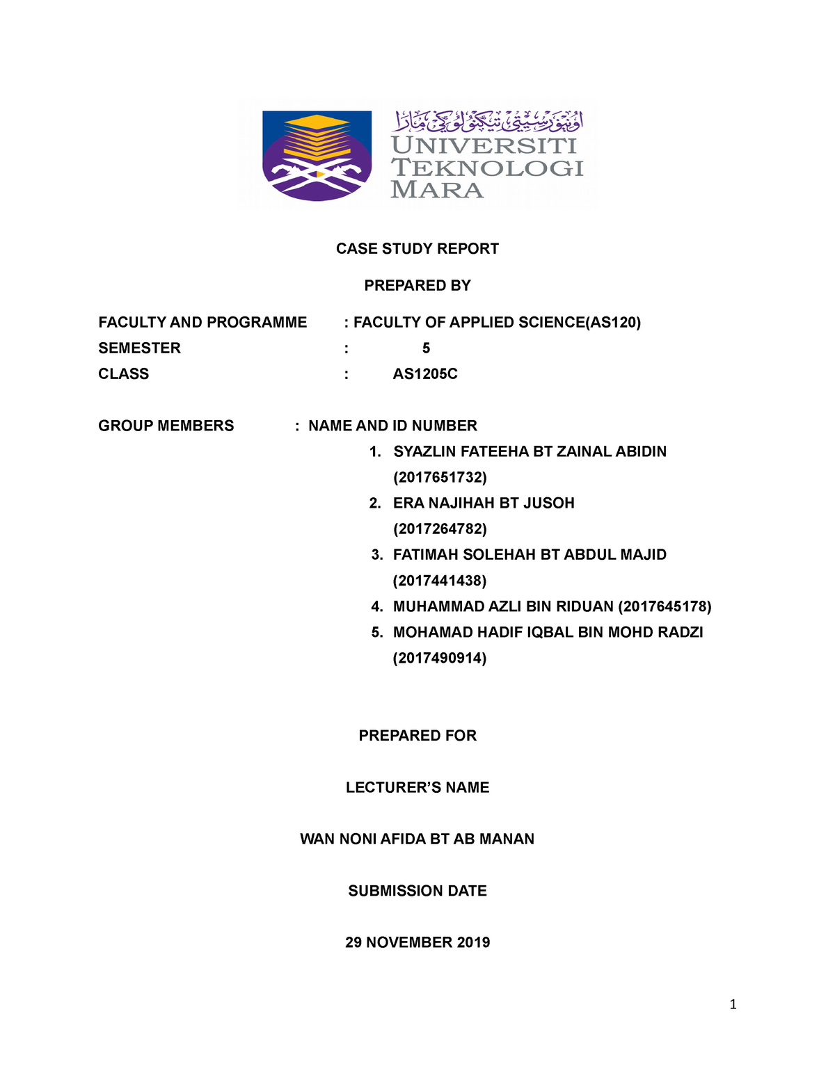 Detail Contoh Case Study Nomer 40