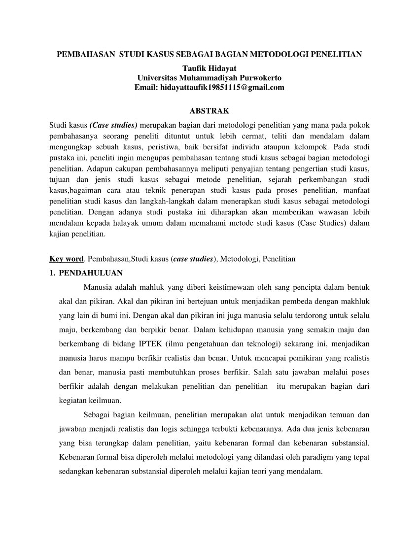 Detail Contoh Case Study Nomer 46