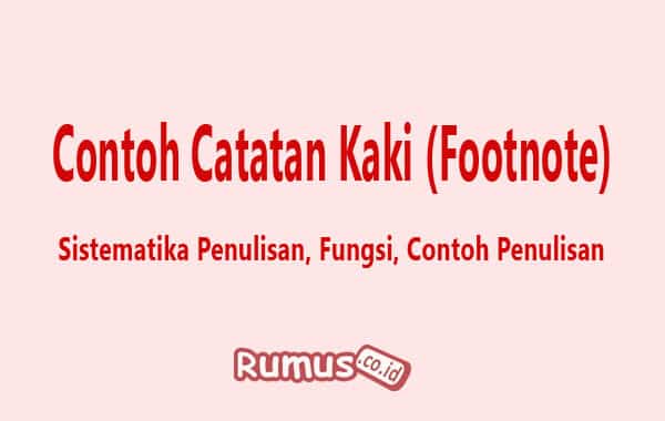 Detail Contoh Catatan Kaki Dalam Karya Tulis Nomer 43