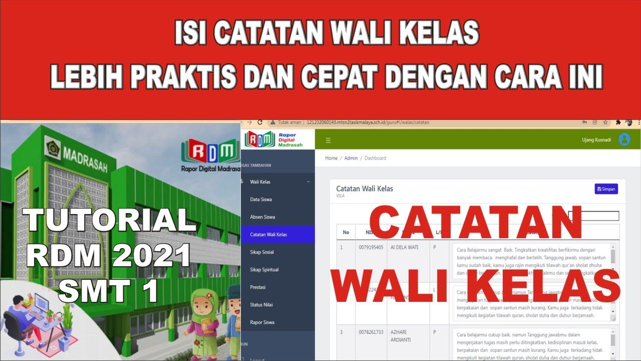 Detail Contoh Catatan Wali Kelas Di Raport Nomer 36