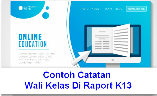 Detail Contoh Catatan Wali Kelas Di Raport Nomer 52