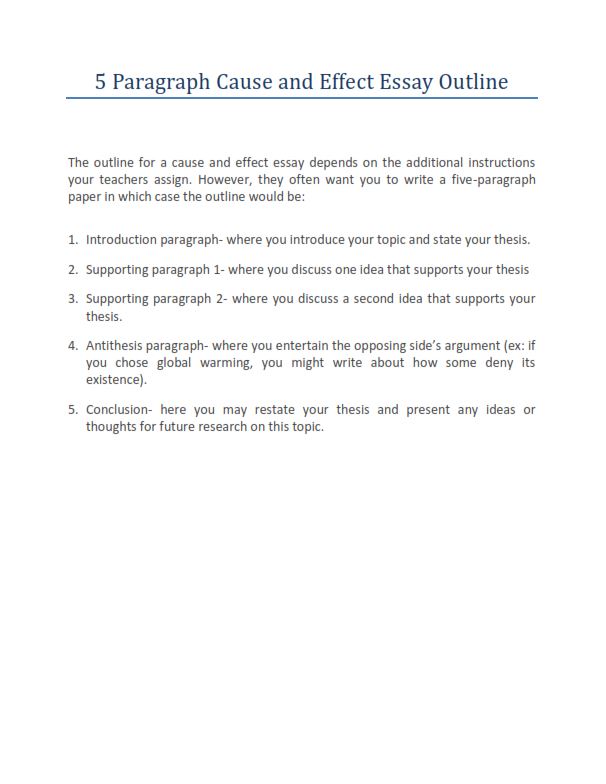 Detail Contoh Cause And Effect Paragraph Nomer 25