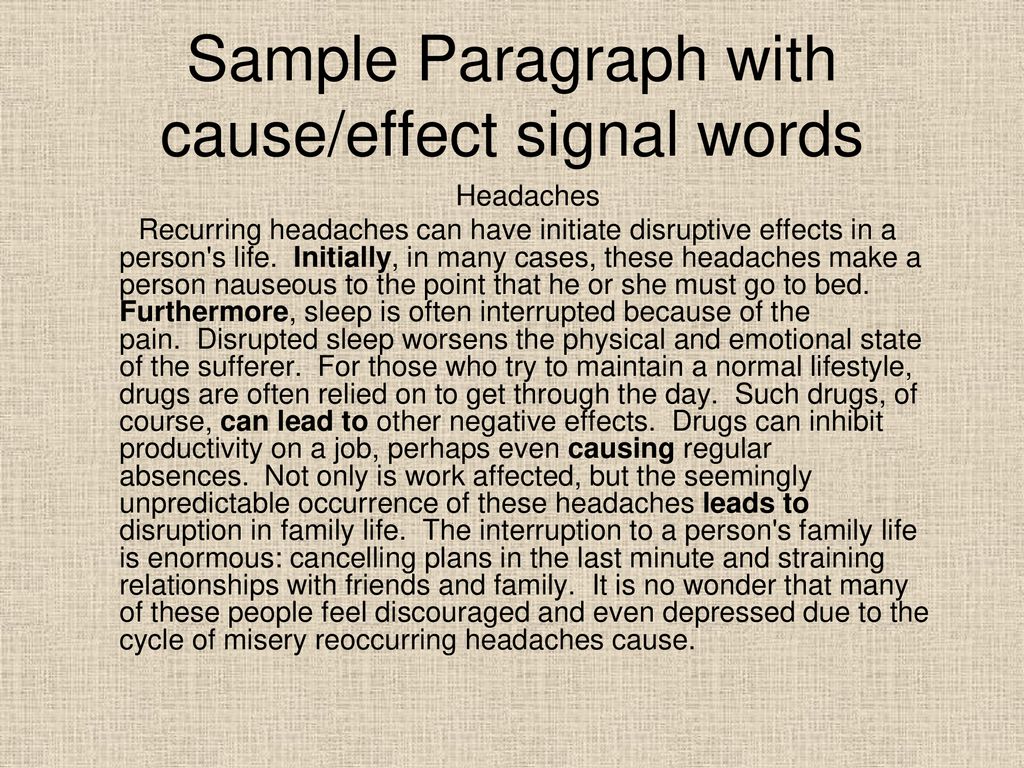 Detail Contoh Cause And Effect Paragraph Nomer 36