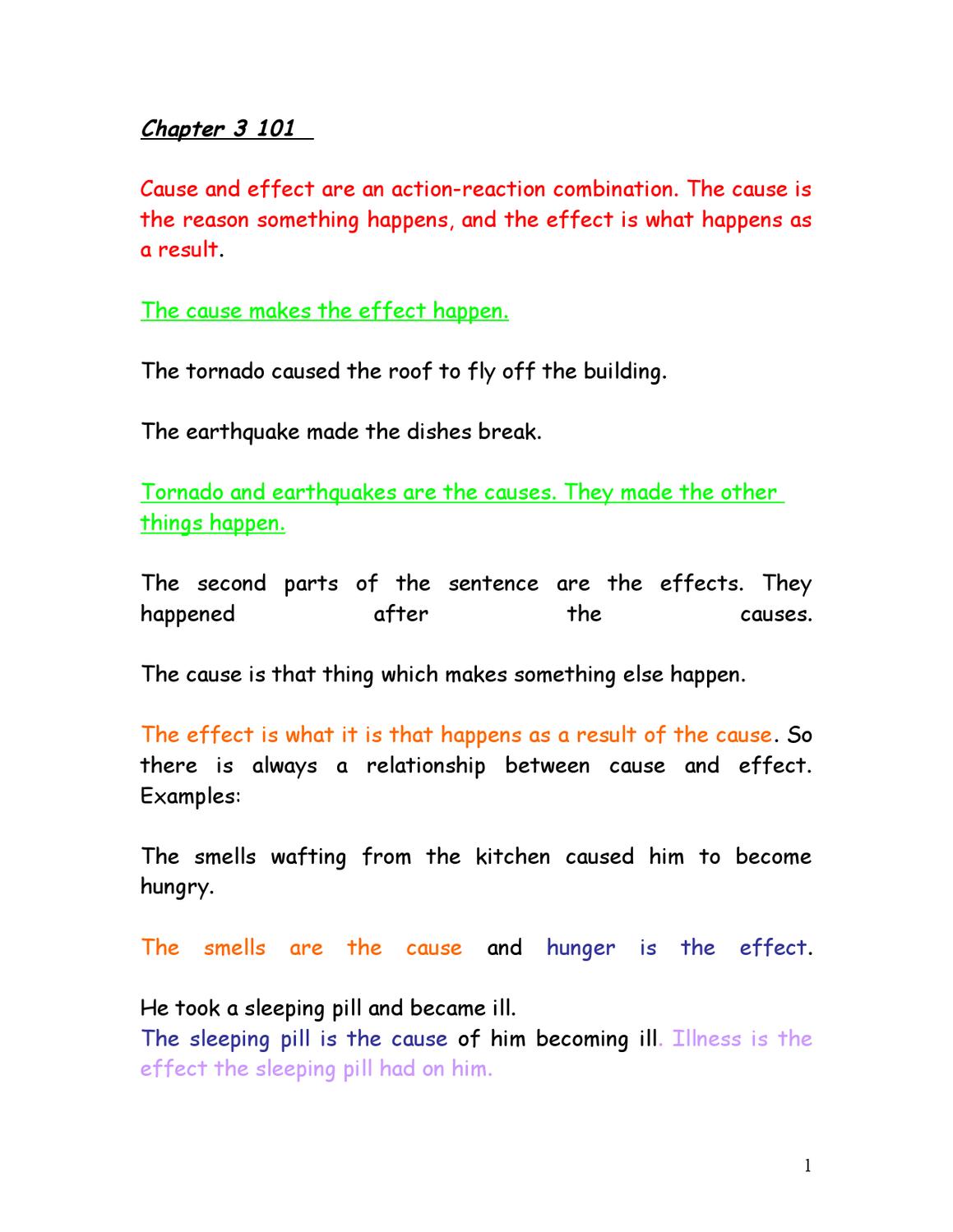 Detail Contoh Cause And Effect Sentences Nomer 14