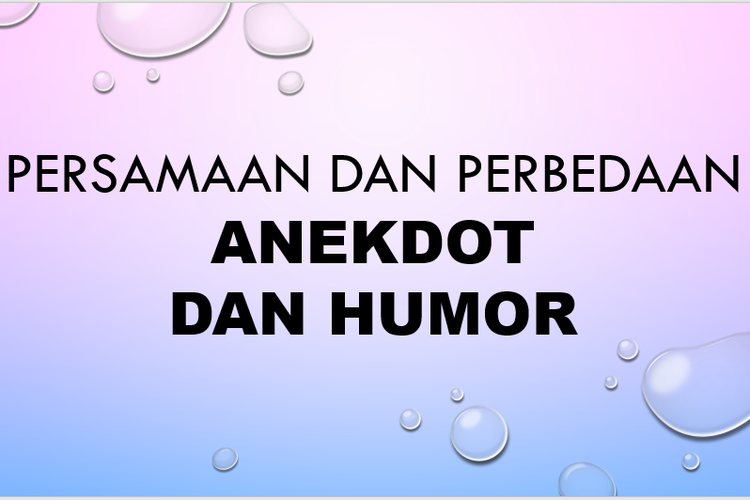 Detail Contoh Cerita Anekdot Nomer 47