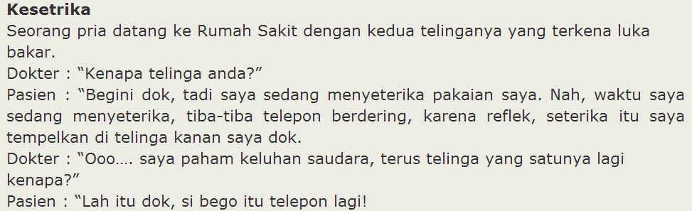 Detail Contoh Cerita Anekdot Pendek Nomer 28