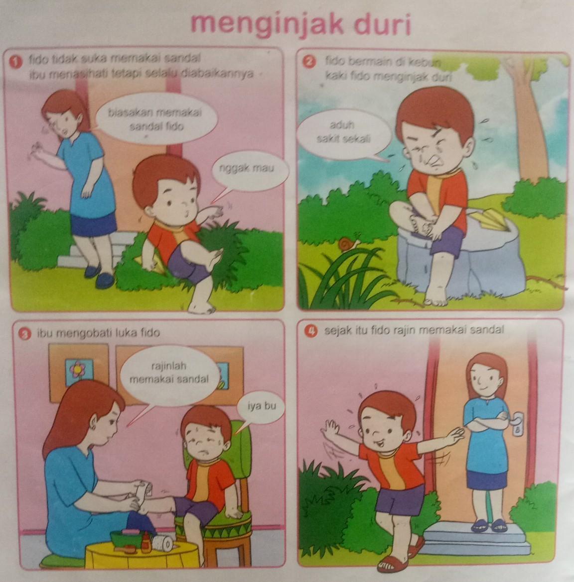 Detail Contoh Cerita Bergambar Nomer 3