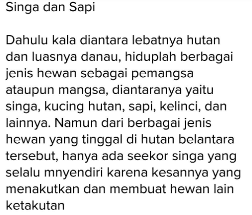 Detail Contoh Cerita Fiksi Anak Nomer 32