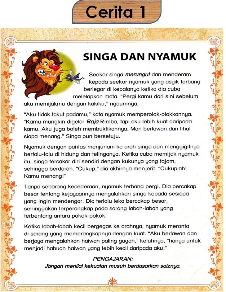 Detail Contoh Cerita Literasi Nomer 4