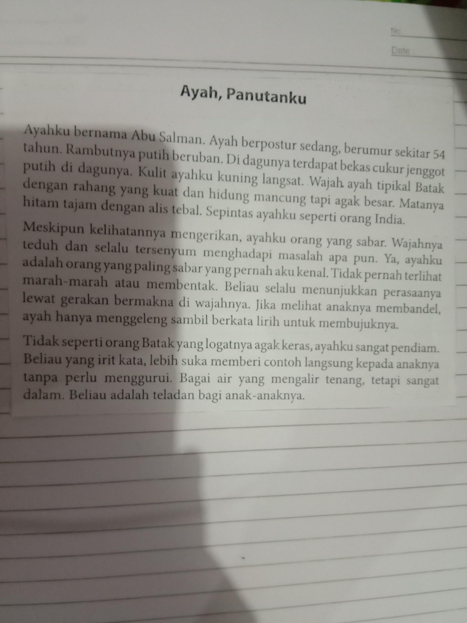 Detail Contoh Cerita Sejarah Pribadi Tentang Ayah Nomer 4