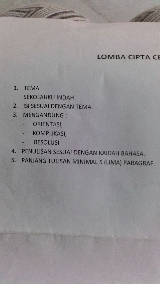 Detail Contoh Cerpen Sekolah Nomer 50