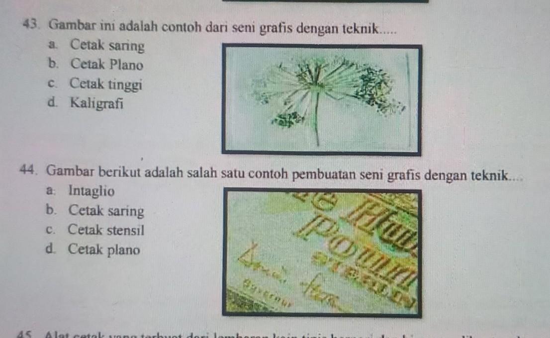 Detail Contoh Cetak Saring Dalam Seni Grafis Nomer 54