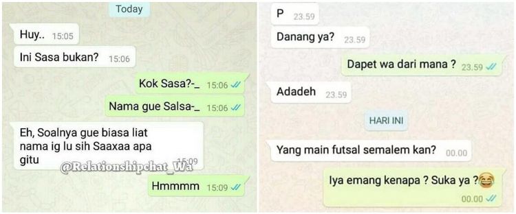 Detail Contoh Chat Asik Nomer 45