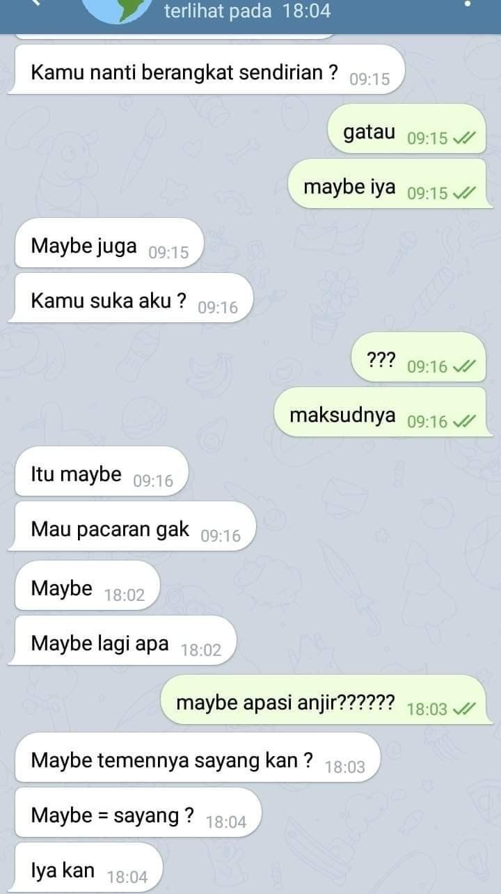 Detail Contoh Chat Pdkt Lucu Nomer 2