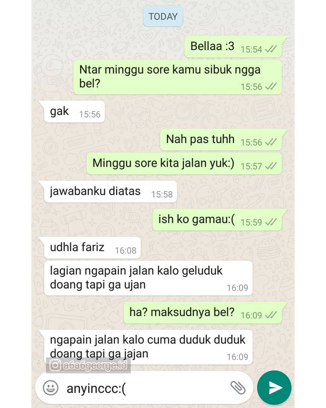 Detail Contoh Chat Pdkt Lucu Nomer 12