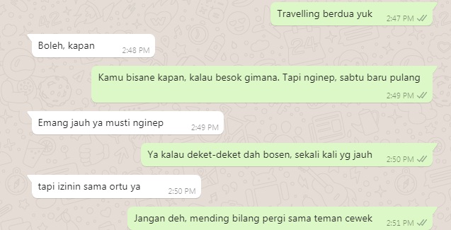 Detail Contoh Chat Sama Pacar Biar Gak Bosen Nomer 23