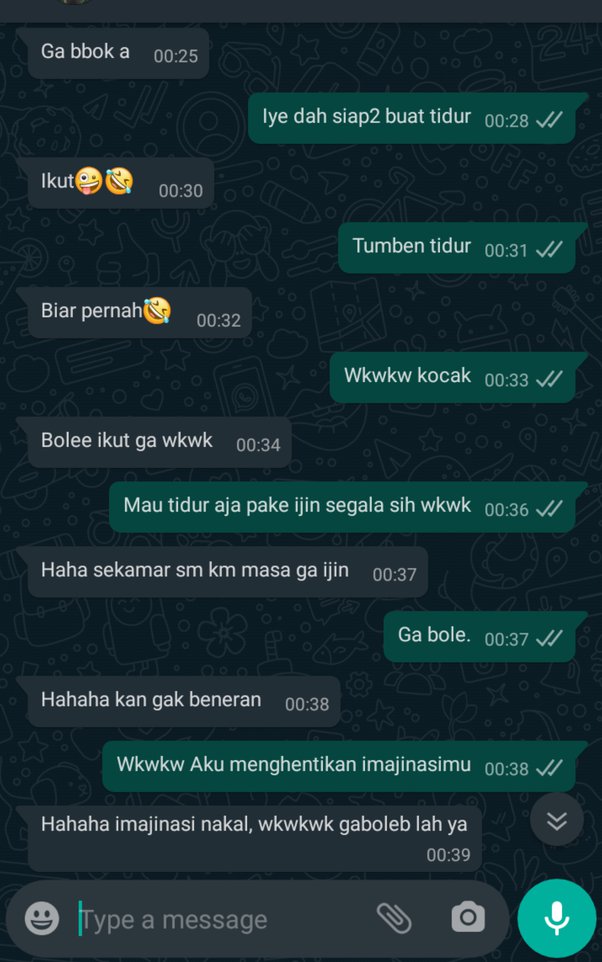 Detail Contoh Chat Sama Pacar Biar Gak Bosen Nomer 57