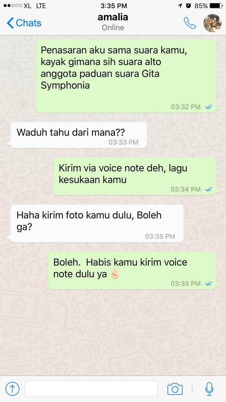 Contoh Chatingan Sama Gebetan - KibrisPDR