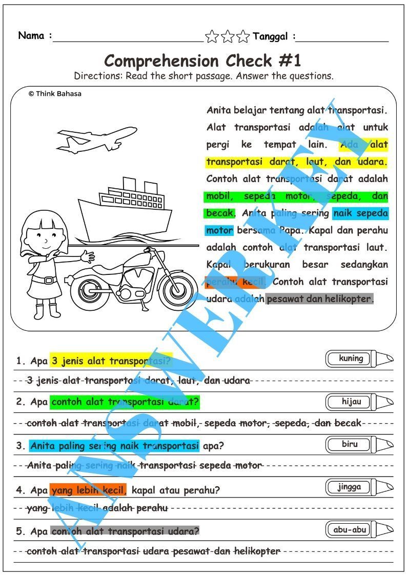 Detail Contoh Checking Understanding Nomer 16