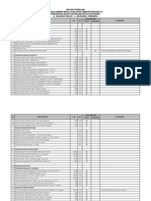 Detail Contoh Checklist Pekerjaan Nomer 2
